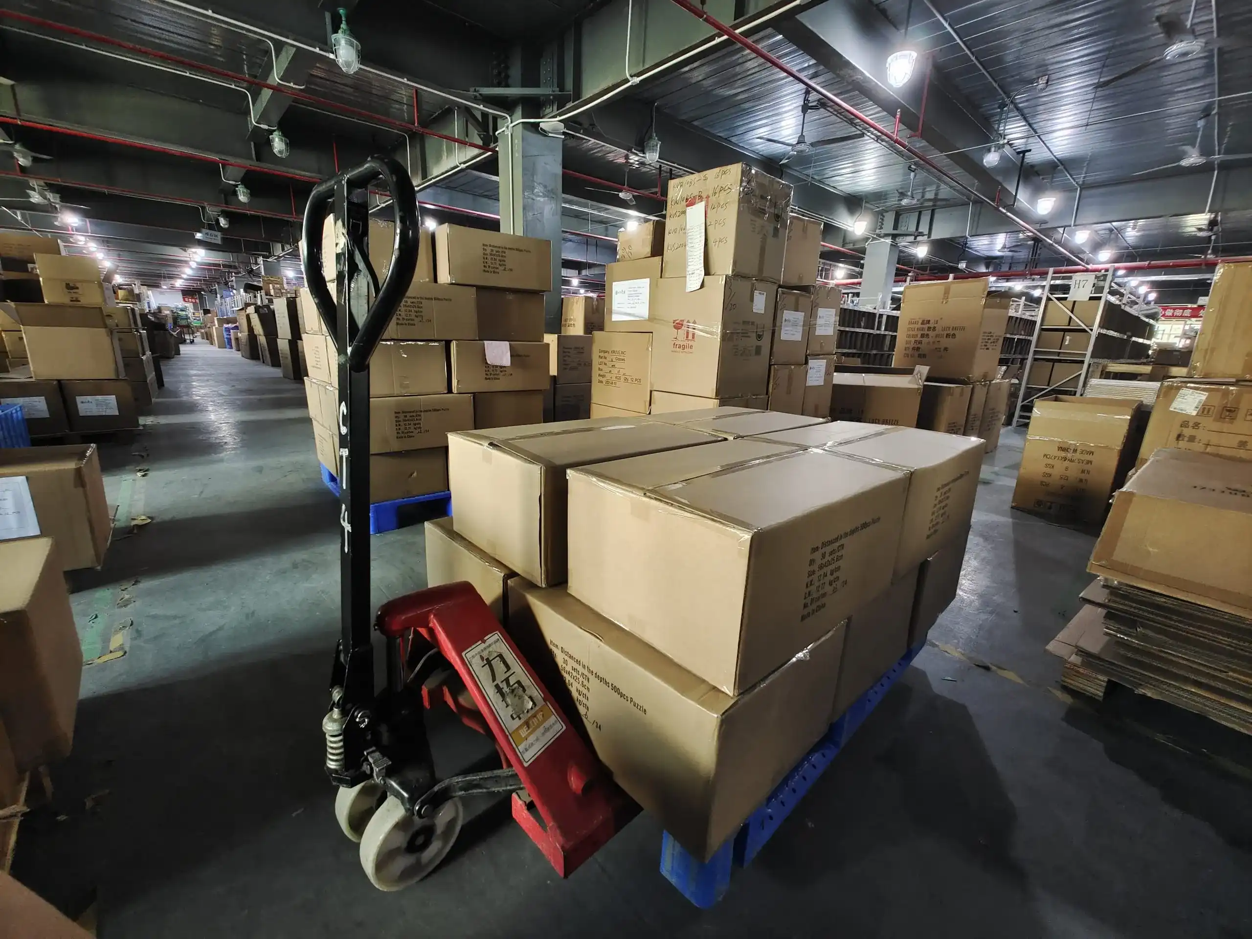 warehouse product purchase