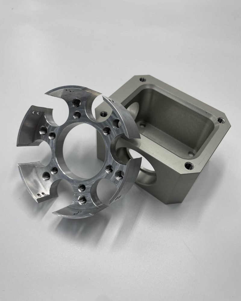 Custom-machined coupling part designed for motor shafts and mechanical transmission.